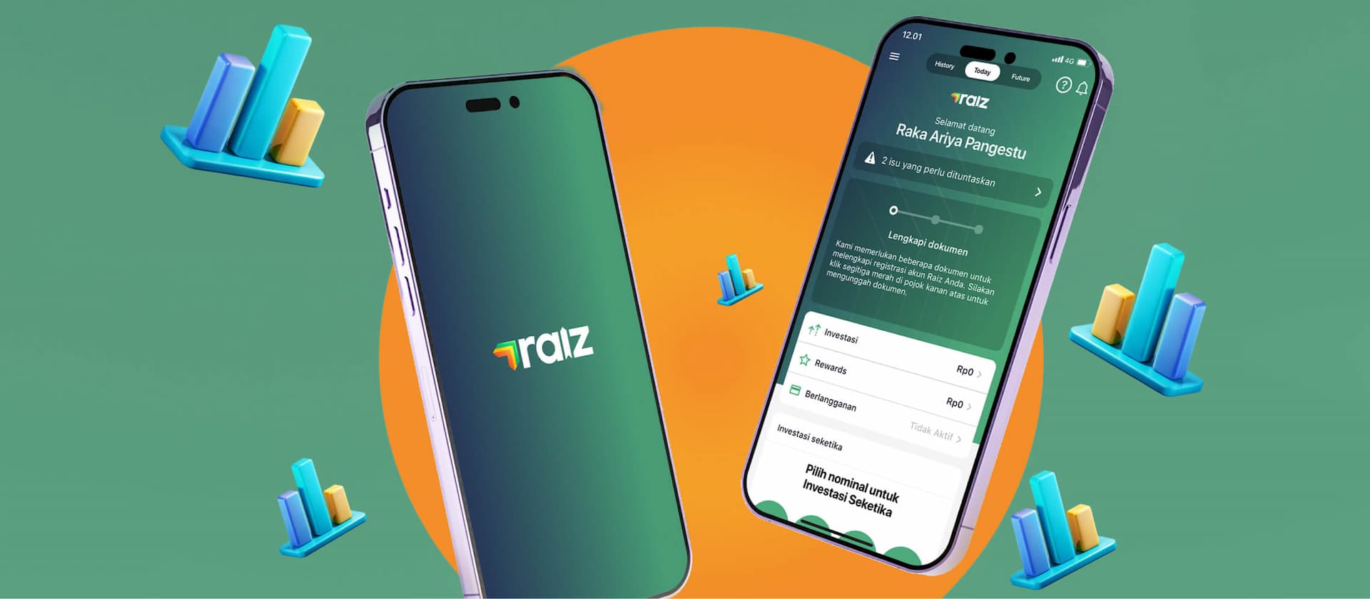 Our works with Raiz in software development project